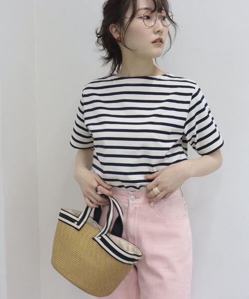 ORCIVAL(オーシバル)の「【ORCIVAL/オーシバル】SUVIN スビン半袖Tシャツ(Tシャツ/カットソー・レディース・ネイビー/オフホワイト/ブルー系その他3/ブルー系その他7/レッド系その他3・FREE)」の19枚目の写真