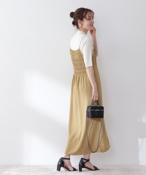 N.（N. Natural Beauty Basic）（エヌエヌナチュラルビューティーベーシック）の「◆総針ボトルネック５分袖ニット（ニット/セーター・レディース・ブラック/ブラウン/レッド/ブルー/クリーム・MEDIUM）」の15枚目の写真