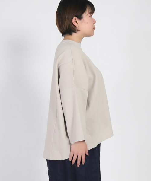 Brocante（ブロカント）の「[Brocante / ブロカント] 40/ポンチ ココンプルオーバー（Tシャツ/カットソー・レディース・ホワイト/ブラック/ベージュ/ピンク/ブルー・2）」の9枚目の写真