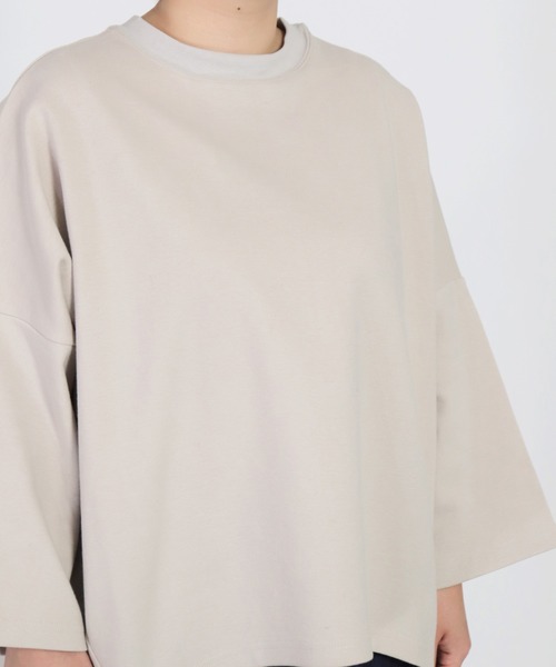 Brocante（ブロカント）の「[Brocante / ブロカント] 40/ポンチ ココンプルオーバー（Tシャツ/カットソー・レディース・ホワイト/ブラック/ベージュ/ピンク/ブルー・2）」の11枚目の写真