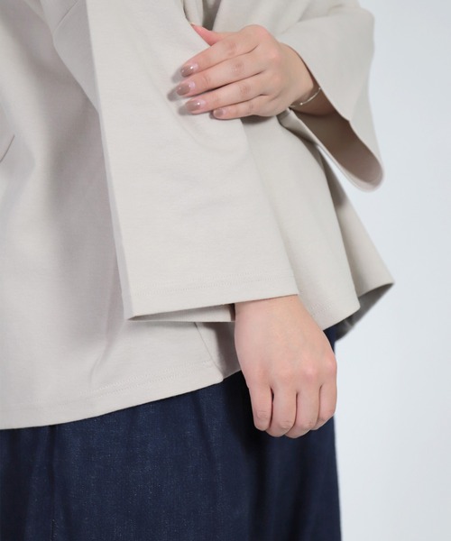Brocante（ブロカント）の「[Brocante / ブロカント] 40/ポンチ ココンプルオーバー（Tシャツ/カットソー・レディース・ホワイト/ブラック/ベージュ/ピンク/ブルー・2）」の12枚目の写真