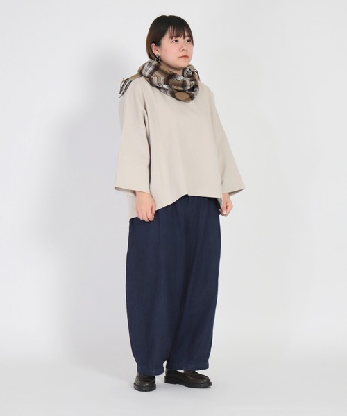 Brocante（ブロカント）の「[Brocante / ブロカント] 40/ポンチ ココンプルオーバー（Tシャツ/カットソー・レディース・ホワイト/ブラック/ベージュ/ピンク/ブルー・2）」の15枚目の写真