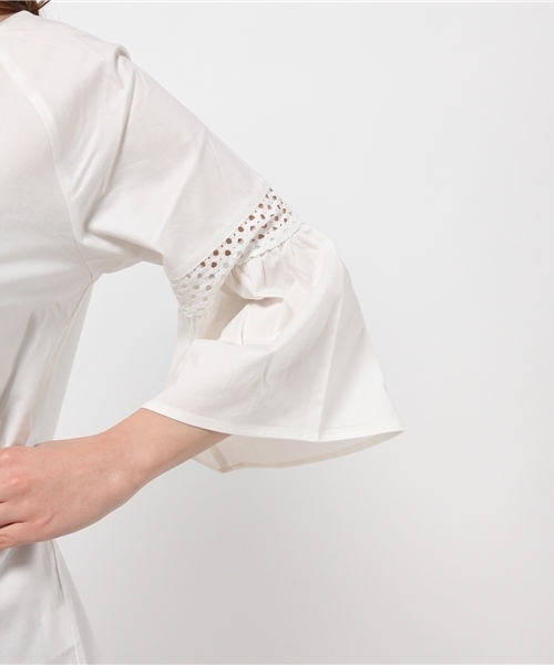 Chico（チコ）の「バックリボンBL（シャツ/ブラウス・レディース・ホワイト/グレー・FREE）」の12枚目の写真