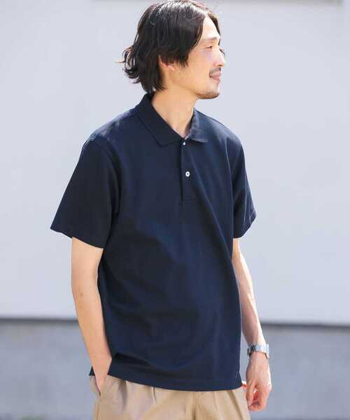 URBAN RESEARCH DOORS(アーバンリサーチドアーズ)の「LIFE STYLE TAILOR カノコ半袖プルオーバー(シャツ/ブラウス・メンズ・ホワイト/ネイビー/イエロー/ブルー/カーキ・MEDIUM/LARGE)」の4枚目の写真