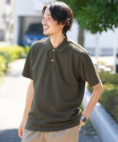 URBAN RESEARCH DOORS(アーバンリサーチドアーズ)の「LIFE STYLE TAILOR カノコ半袖プルオーバー(シャツ/ブラウス・メンズ・ホワイト/ネイビー/イエロー/ブルー/カーキ・MEDIUM/LARGE)」の14枚目の写真