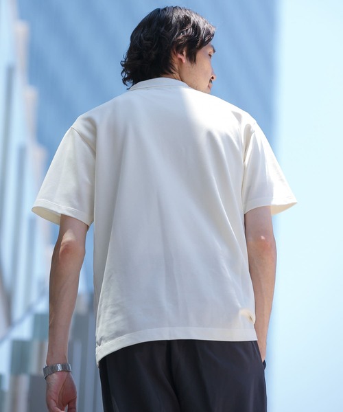 URBAN RESEARCH DOORS(アーバンリサーチドアーズ)の「LIFE STYLE TAILOR カノコ半袖プルオーバー(シャツ/ブラウス・メンズ・ホワイト/ネイビー/イエロー/ブルー/カーキ・MEDIUM/LARGE)」の10枚目の写真