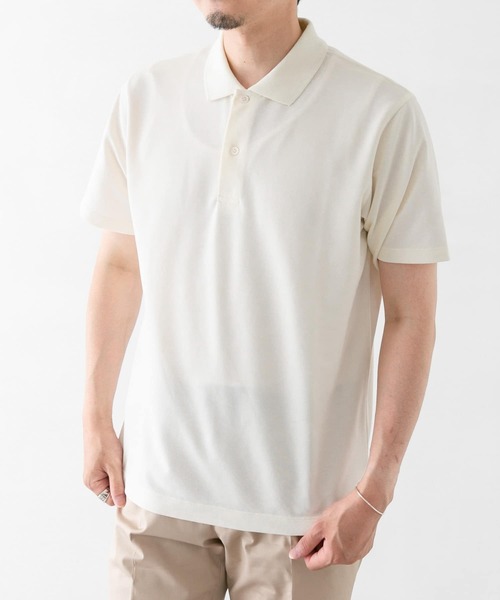 URBAN RESEARCH DOORS(アーバンリサーチドアーズ)の「LIFE STYLE TAILOR カノコ半袖プルオーバー(シャツ/ブラウス・メンズ・ホワイト/ネイビー/イエロー/ブルー/カーキ・MEDIUM/LARGE)」の17枚目の写真