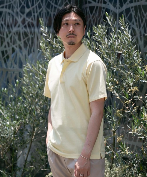 URBAN RESEARCH DOORS(アーバンリサーチドアーズ)の「LIFE STYLE TAILOR カノコ半袖プルオーバー(シャツ/ブラウス・メンズ・ホワイト/ネイビー/イエロー/ブルー/カーキ・MEDIUM/LARGE)」の12枚目の写真