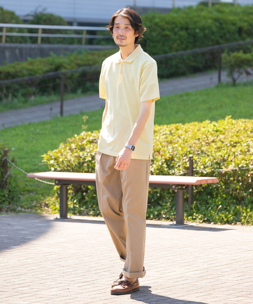 URBAN RESEARCH DOORS(アーバンリサーチドアーズ)の「LIFE STYLE TAILOR カノコ半袖プルオーバー(シャツ/ブラウス・メンズ・ホワイト/ネイビー/イエロー/ブルー/カーキ・MEDIUM/LARGE)」の20枚目の写真