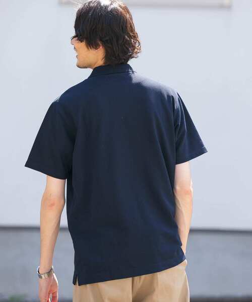 URBAN RESEARCH DOORS(アーバンリサーチドアーズ)の「LIFE STYLE TAILOR カノコ半袖プルオーバー(シャツ/ブラウス・メンズ・ホワイト/ネイビー/イエロー/ブルー/カーキ・MEDIUM/LARGE)」の7枚目の写真