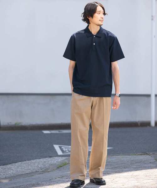URBAN RESEARCH DOORS(アーバンリサーチドアーズ)の「LIFE STYLE TAILOR カノコ半袖プルオーバー(シャツ/ブラウス・メンズ・ホワイト/ネイビー/イエロー/ブルー/カーキ・MEDIUM/LARGE)」の21枚目の写真