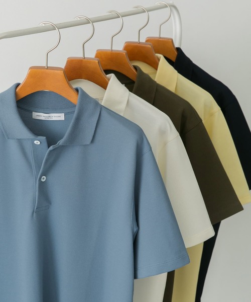 URBAN RESEARCH DOORS(アーバンリサーチドアーズ)の「LIFE STYLE TAILOR カノコ半袖プルオーバー(シャツ/ブラウス・メンズ・ホワイト/ネイビー/イエロー/ブルー/カーキ・MEDIUM/LARGE)」の5枚目の写真