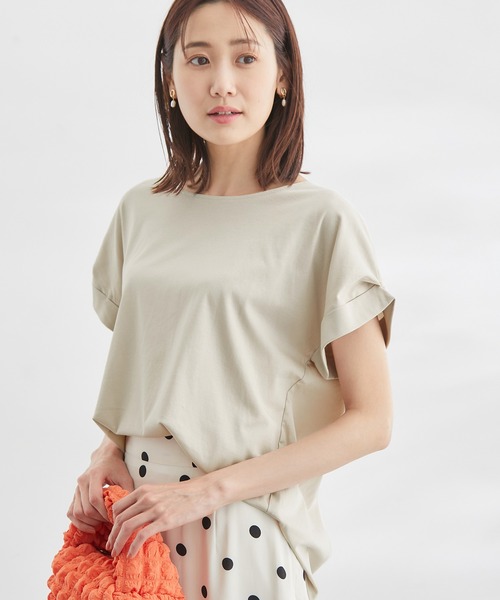 ROPE' PICNIC(ロペピクニック)の「60シルケットゴールドパーツプルオーバー(Tシャツ/カットソー・レディース・ホワイト/ブラック/ピンク/グリーン/ベージュ系その他・38)」の4枚目の写真