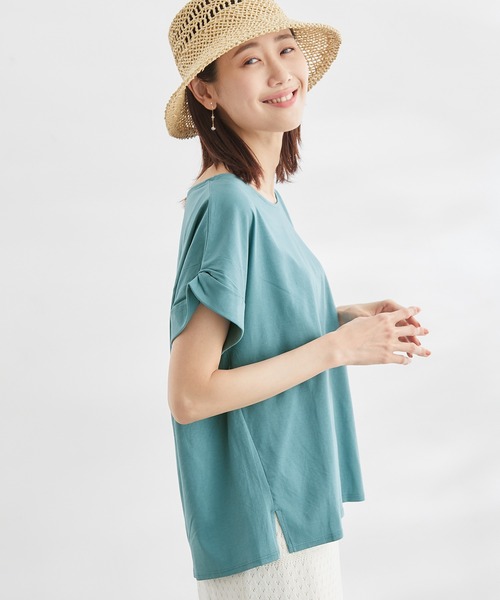 ROPE' PICNIC(ロペピクニック)の「60シルケットゴールドパーツプルオーバー(Tシャツ/カットソー・レディース・ホワイト/ブラック/ピンク/グリーン/ベージュ系その他・38)」の5枚目の写真