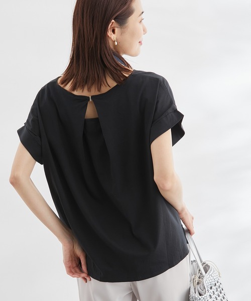 ROPE' PICNIC(ロペピクニック)の「60シルケットゴールドパーツプルオーバー(Tシャツ/カットソー・レディース・ホワイト/ブラック/ピンク/グリーン/ベージュ系その他・38)」の3枚目の写真