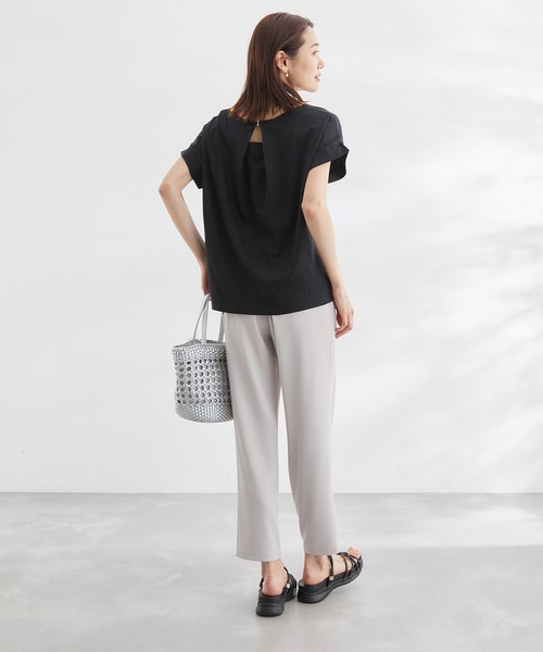 ROPE' PICNIC(ロペピクニック)の「60シルケットゴールドパーツプルオーバー(Tシャツ/カットソー・レディース・ホワイト/ブラック/ピンク/グリーン/ベージュ系その他・38)」の8枚目の写真
