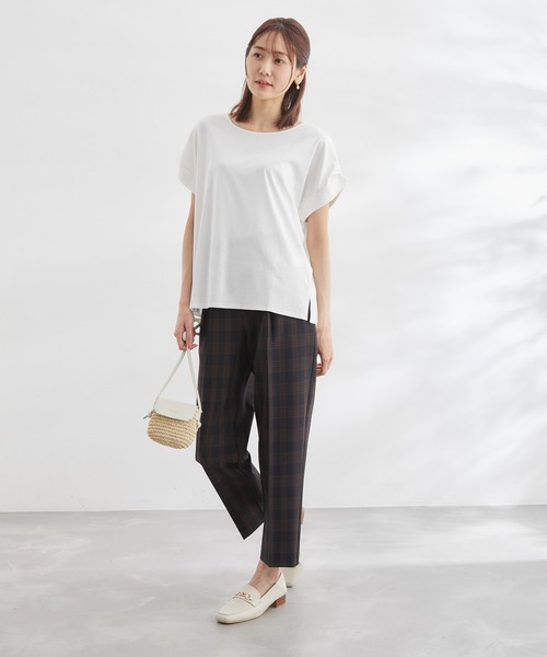 ROPE' PICNIC(ロペピクニック)の「60シルケットゴールドパーツプルオーバー(Tシャツ/カットソー・レディース・ホワイト/ブラック/ピンク/グリーン/ベージュ系その他・38)」の10枚目の写真