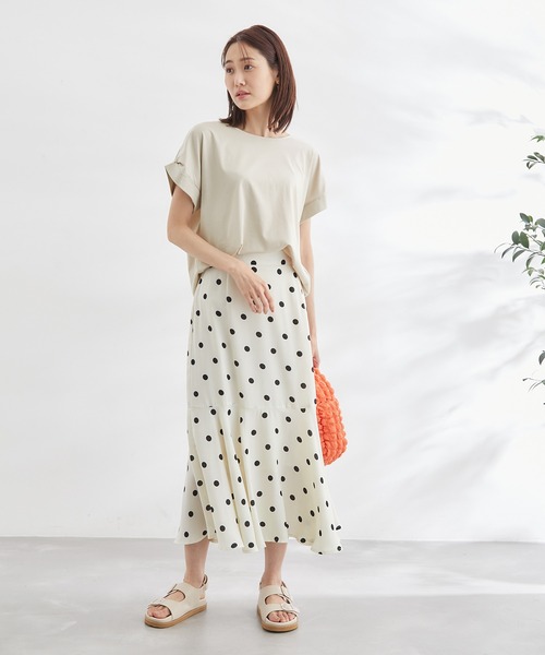 ROPE' PICNIC(ロペピクニック)の「60シルケットゴールドパーツプルオーバー(Tシャツ/カットソー・レディース・ホワイト/ブラック/ピンク/グリーン/ベージュ系その他・38)」の15枚目の写真