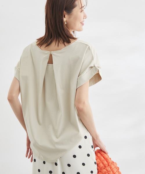 ROPE' PICNIC(ロペピクニック)の「60シルケットゴールドパーツプルオーバー(Tシャツ/カットソー・レディース・ホワイト/ブラック/ピンク/グリーン/ベージュ系その他・38)」の16枚目の写真