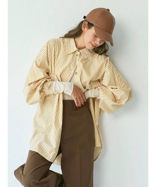 Ungrid(アングリッド)の「ハイネックシアーニット(ニット/セーター・レディース・ブラック/オレンジ/ブルー/アイボリー・FREE)」の11枚目の写真