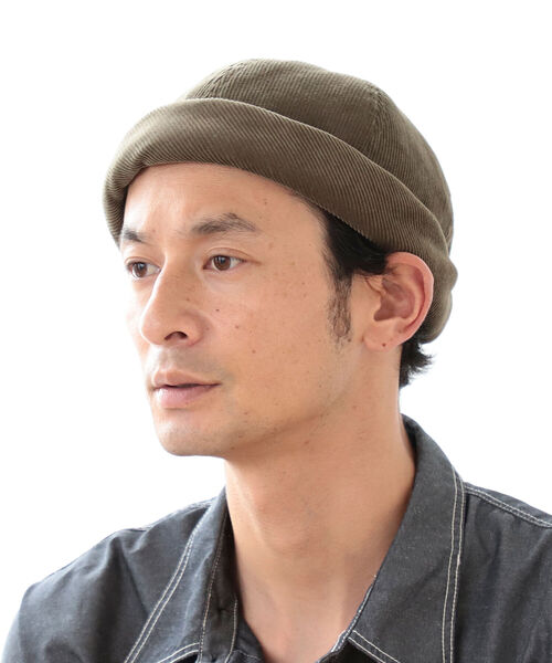 B:MING by BEAMS(ビーミングバイビームス)の「B:MING by BEAMS / コーデュロイ パネル ロールキャップ(キャップ・メンズ・オリーブ/ネイビー/ベージュ・FREE)」の2枚目の写真
