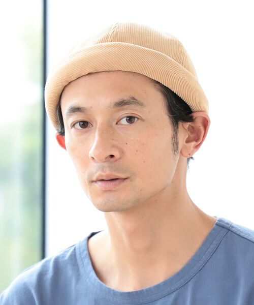 B:MING by BEAMS(ビーミングバイビームス)の「B:MING by BEAMS / コーデュロイ パネル ロールキャップ(キャップ・メンズ・オリーブ/ネイビー/ベージュ・FREE)」の4枚目の写真