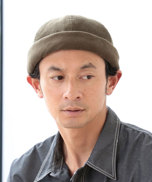 B:MING by BEAMS(ビーミングバイビームス)の「B:MING by BEAMS / コーデュロイ パネル ロールキャップ(キャップ・メンズ・オリーブ/ネイビー/ベージュ・FREE)」の6枚目の写真