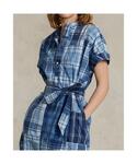 POLO RALPH LAURENプラッドパッチワーク ヘンリー シャツドレス POLO RALPH LAUREN（ポロ ラルフ ローレン）の「プラッドパッチ