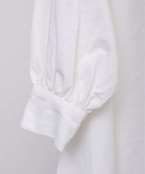 ap retro（アプレトロ）の「スピンドルチュニックシャツ（シャツ/ブラウス・レディース・ホワイト/ブラック・FREE）」の16枚目の写真