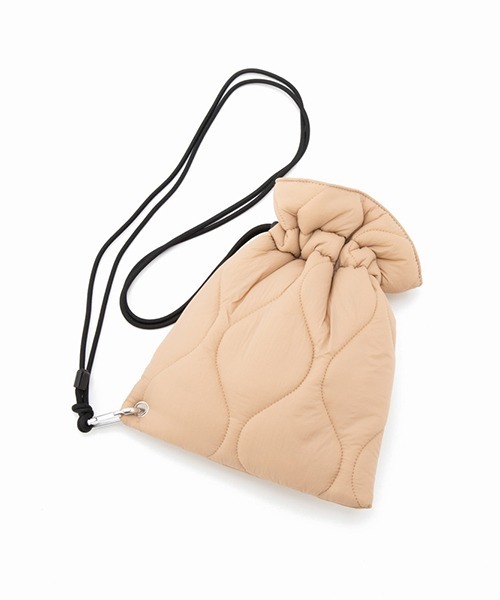 CONTROL FREAK / CTFK（コントロールフリーク）の「CONTROL FREAK(コントロールフリーク)SHOPキルトサコッシュ（ショルダーバッグ・レディース・アイボリー/グレー/ベージュ/グリーン/ブルー・FREE）」の6枚目の写真