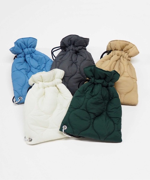 CONTROL FREAK / CTFK（コントロールフリーク）の「CONTROL FREAK(コントロールフリーク)SHOPキルトサコッシュ（ショルダーバッグ・レディース・アイボリー/グレー/ベージュ/グリーン/ブルー・FREE）」の12枚目の写真