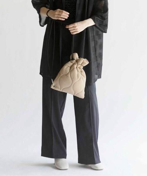 CONTROL FREAK / CTFK（コントロールフリーク）の「CONTROL FREAK(コントロールフリーク)SHOPキルトサコッシュ（ショルダーバッグ・レディース・アイボリー/グレー/ベージュ/グリーン/ブルー・FREE）」の20枚目の写真