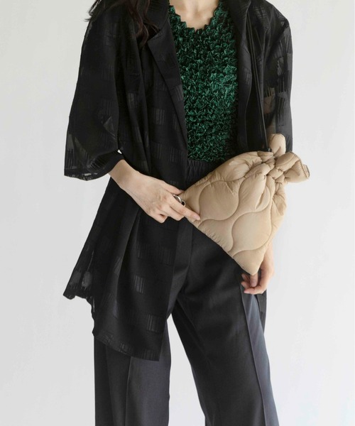 CONTROL FREAK / CTFK（コントロールフリーク）の「CONTROL FREAK(コントロールフリーク)SHOPキルトサコッシュ（ショルダーバッグ・レディース・アイボリー/グレー/ベージュ/グリーン/ブルー・FREE）」の14枚目の写真