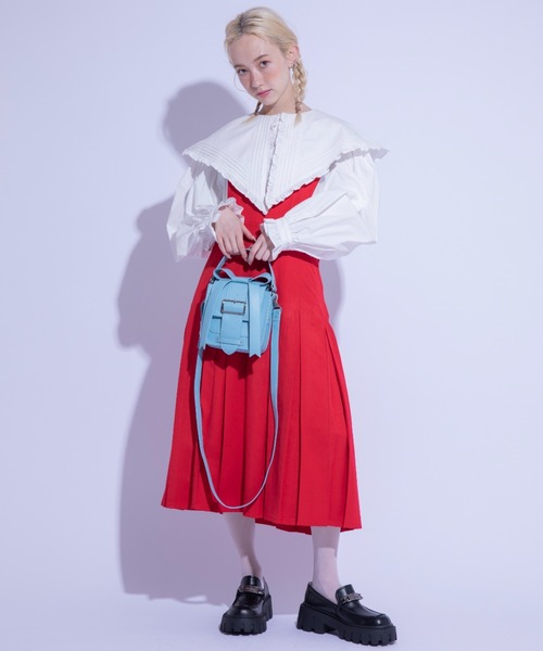 Candy Stripper(キャンディストリッパー)の「PRECOCIOUS JUMPER スカート(スカート・レディース・ブラック/ネイビー/レッド・2)」の3枚目の写真