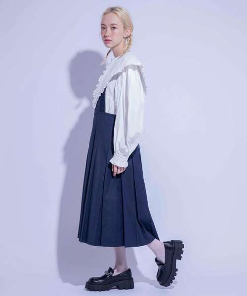 Candy Stripper(キャンディストリッパー)の「PRECOCIOUS JUMPER スカート(スカート・レディース・ブラック/ネイビー/レッド・2)」の15枚目の写真