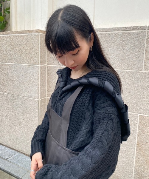 Candy Stripper(キャンディストリッパー)の「PRECOCIOUS JUMPER スカート(スカート・レディース・ブラック/ネイビー/レッド・2)」の9枚目の写真