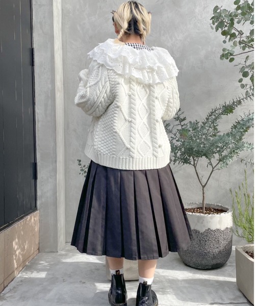 Candy Stripper(キャンディストリッパー)の「PRECOCIOUS JUMPER スカート(スカート・レディース・ブラック/ネイビー/レッド・2)」の13枚目の写真