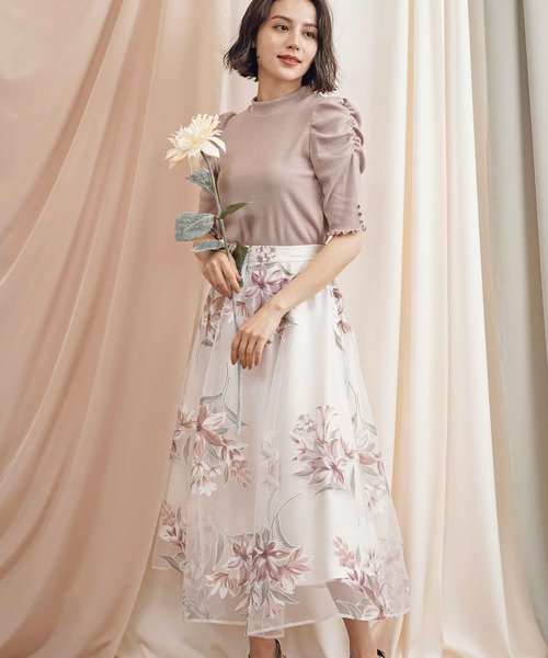 NOELA(ノエラ)の「シアーオパールスカート(スカート・レディース・ピンク/ブルー/ボルドー・S/M)」の10枚目の写真