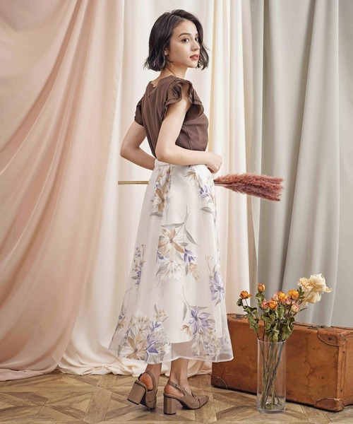 NOELA(ノエラ)の「シアーオパールスカート(スカート・レディース・ピンク/ブルー/ボルドー・S/M)」の21枚目の写真