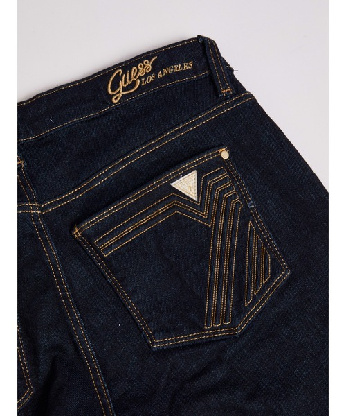 Guess（ゲス）の「Sexy Boot Denim Pants（デニムパンツ・レディース・ダークインディゴブルー・24inch/25inch/26inch/27inch）」の2枚目の写真