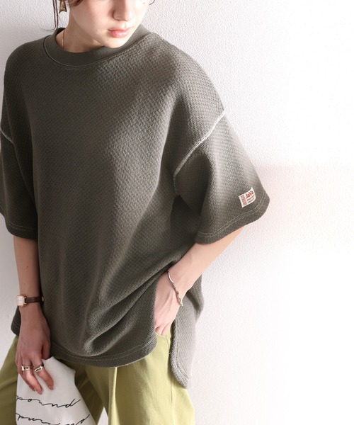 Java（ジャバ）の「《JaVa ジャバコラボ》ふんわり触感。変形裏毛オーバートップス（Tシャツ/カットソー・メンズ・ホワイト/ブラック/チャコールグレー・X-LARGE/LARGE/MEDIUM/SMALL）」の3枚目の写真