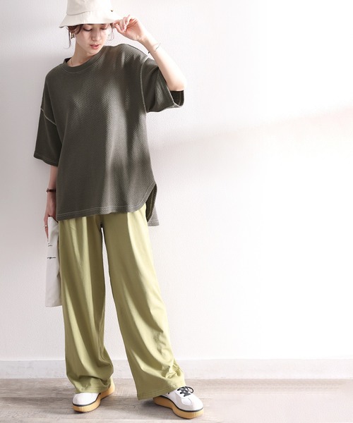 Java（ジャバ）の「《JaVa ジャバコラボ》ふんわり触感。変形裏毛オーバートップス（Tシャツ/カットソー・メンズ・ホワイト/ブラック/チャコールグレー・X-LARGE/LARGE/MEDIUM/SMALL）」の11枚目の写真