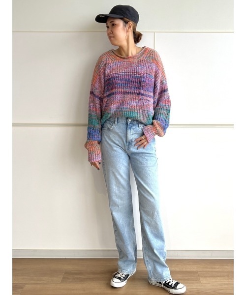GAP(ギャップ)の「ハイライズ '90Sルーズフィットデニム(デニムパンツ・レディース・ライトインディゴブルー・25/26/28/29/27/24/23/30)」の13枚目の写真