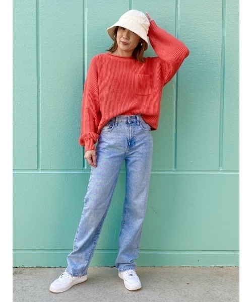 GAP(ギャップ)の「ハイライズ '90Sルーズフィットデニム(デニムパンツ・レディース・ライトインディゴブルー・25/26/28/29/27/24/23/30)」の16枚目の写真
