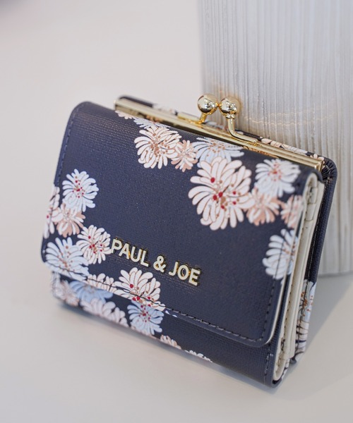 PAUL & JOE ACCESSOIRES(ポールアンドジョーアクセソワ)の「PAUL & JOE ACCESSOIRES (ポール&ジョーアクセソワ) 口金ミニ財布 クリザンテームプリント PJA-W732 ポールアンドジョー(財布・レディース・ネイビー/ピンク/ブルー/アイボリー・FREE)」の3枚目の写真