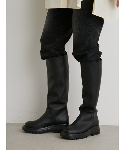 emmi(エミ)の「【emmi original】ecoロングブーツ(ブーツ・レディース・ブラック・22.5cm/23.5cm/24.5cm)」の9枚目の写真