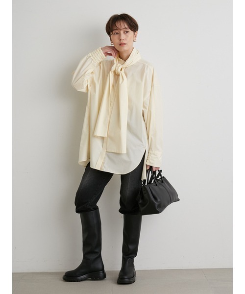 emmi(エミ)の「【emmi original】ecoロングブーツ(ブーツ・レディース・ブラック・22.5cm/23.5cm/24.5cm)」の10枚目の写真