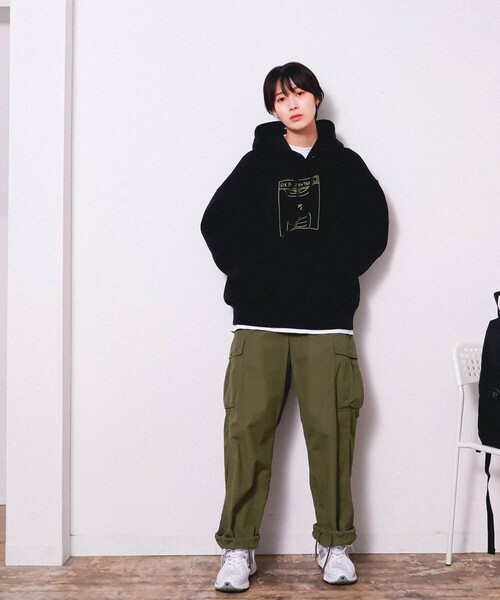 CHARI&CO（チャリアンドコー）の「CHARI&CO × ANYTIME FITNESS / SIX PACK HOODIE（パーカー・メンズ・ブラック・XL/L/M/S）」の3枚目の写真