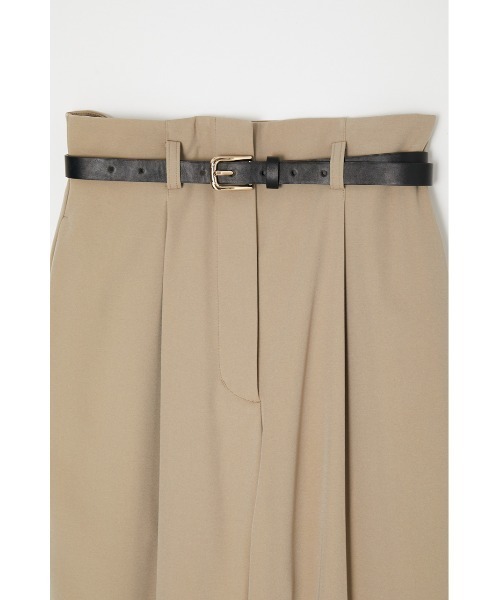MOUSSY（マウジー）の「HW TUCK TROUSERS（スラックス・レディース・ブラック/ダークグリーン/ベージュ・1/2）」の10枚目の写真