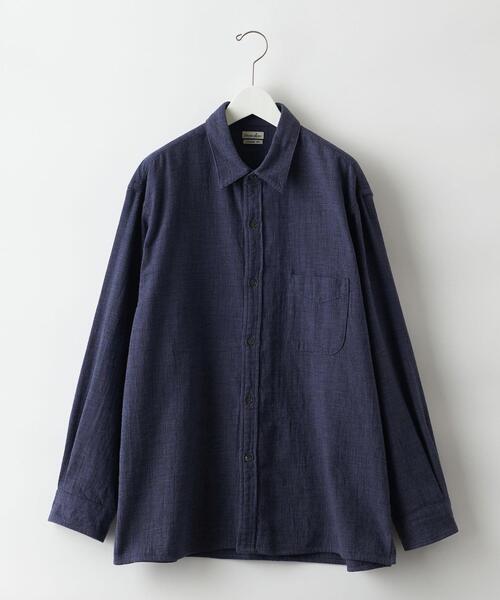 Steven Alan（スティーブンアラン）の「＜Steven Alan＞ VIN/NEL REGULAR COLLAR BOX SHIRT -LOOSE/シャツ（シャツ/ブラウス・メンズ・ネイビー/グレー・M/XL/S/L）」の19枚目の写真